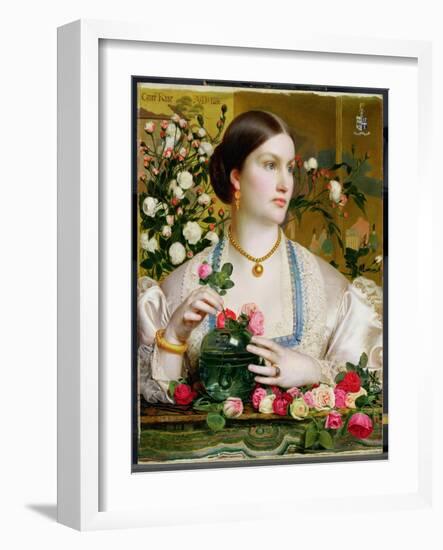 Grace Rose, 1866 (Oil on Panel)-Anthony Frederick Augustus Sandys-Framed Giclee Print