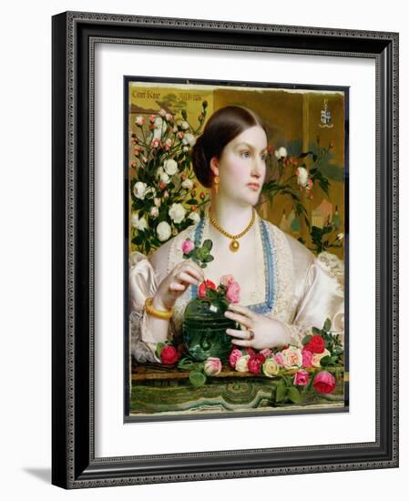 Grace Rose, 1866 (Oil on Panel)-Anthony Frederick Augustus Sandys-Framed Giclee Print