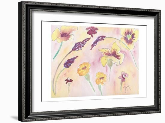 Graceful Blossoms-Beverly Dyer-Framed Art Print