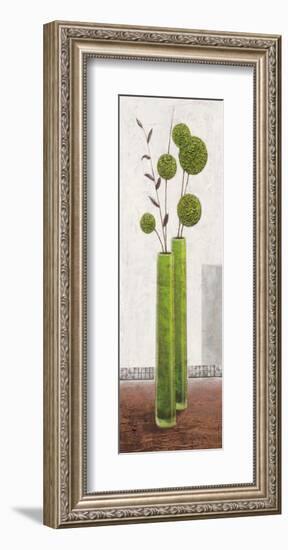 Graceful Green Balloons-Karsten Kirchner-Framed Art Print