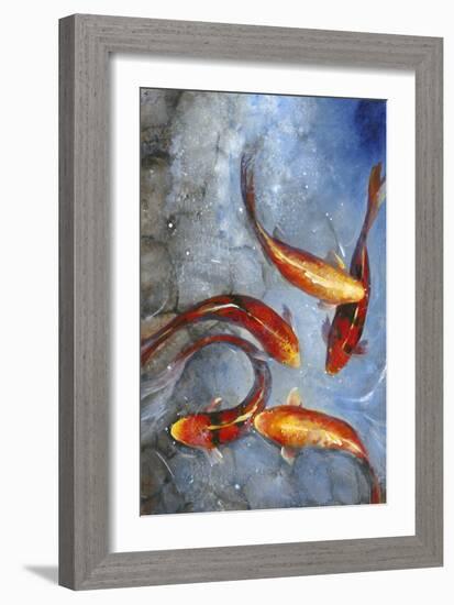 Graceful Koi I-Tim O'toole-Framed Premium Giclee Print