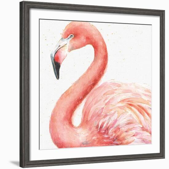 Gracefully Pink III-Lisa Audit-Framed Art Print