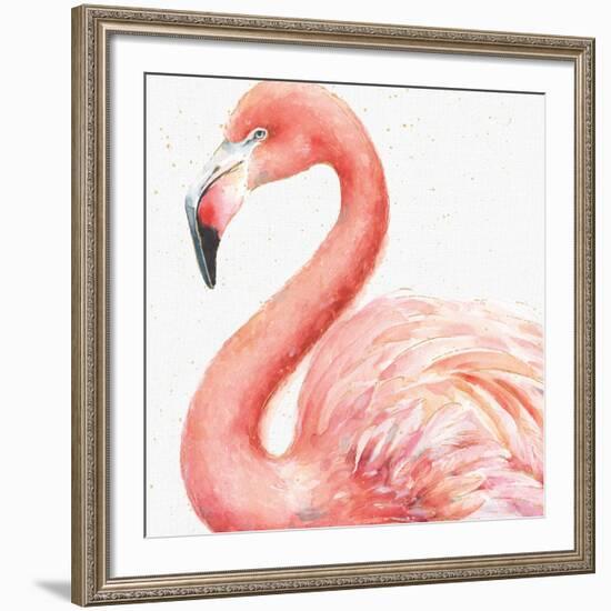 Gracefully Pink III-Lisa Audit-Framed Art Print