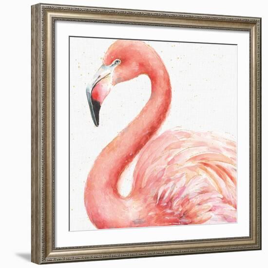 Gracefully Pink III-Lisa Audit-Framed Art Print