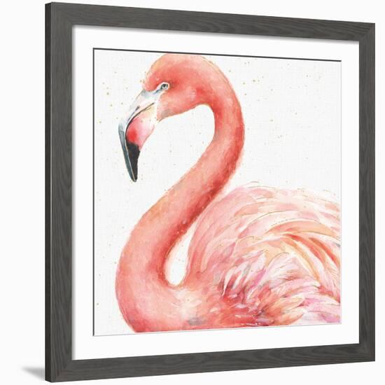 Gracefully Pink III-Lisa Audit-Framed Art Print