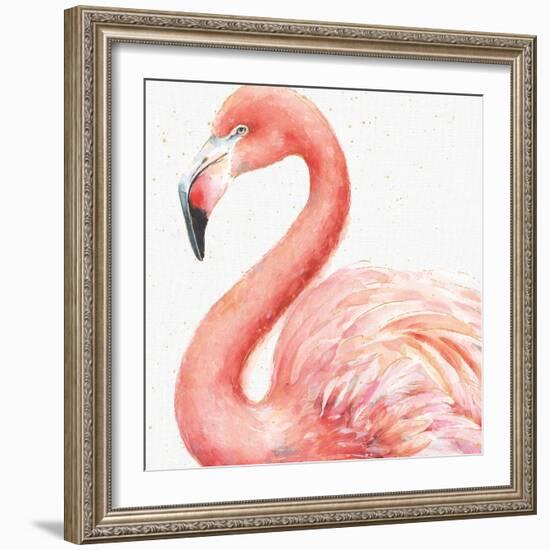 Gracefully Pink III-Lisa Audit-Framed Art Print