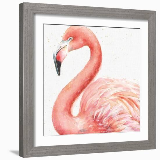 Gracefully Pink III-Lisa Audit-Framed Art Print