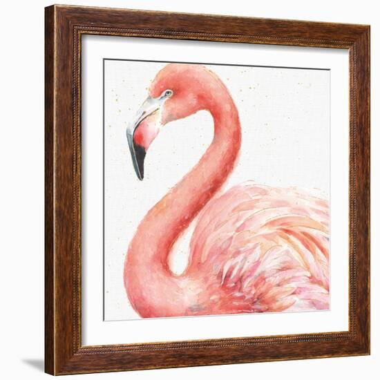 Gracefully Pink III-Lisa Audit-Framed Art Print