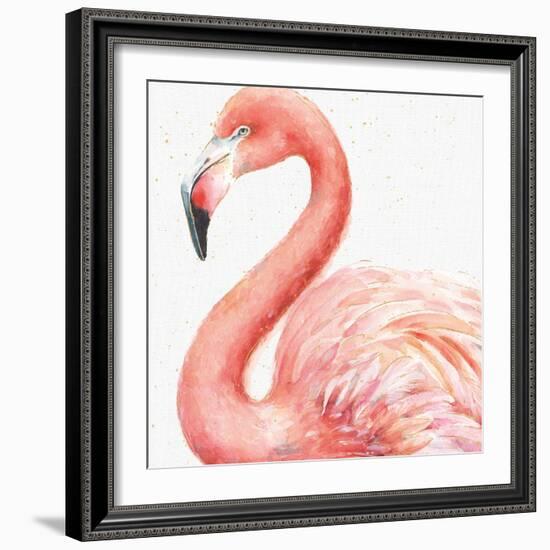 Gracefully Pink III-Lisa Audit-Framed Art Print