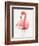 Gracefully Pink IV-Lisa Audit-Framed Art Print