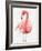 Gracefully Pink IV-Lisa Audit-Framed Art Print