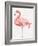 Gracefully Pink V-Lisa Audit-Framed Art Print