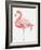 Gracefully Pink V-Lisa Audit-Framed Art Print