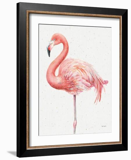 Gracefully Pink V-Lisa Audit-Framed Art Print