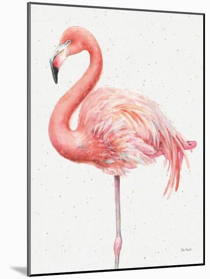 Gracefully Pink V-Lisa Audit-Mounted Art Print