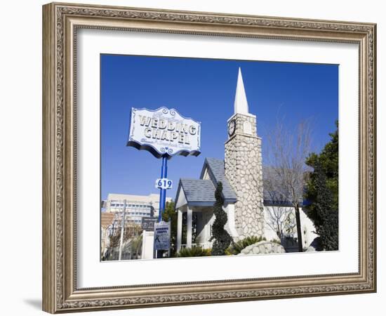 Graceland Wedding Chapel, Las Vegas, Nevada, United States of America, North America-Richard Cummins-Framed Photographic Print