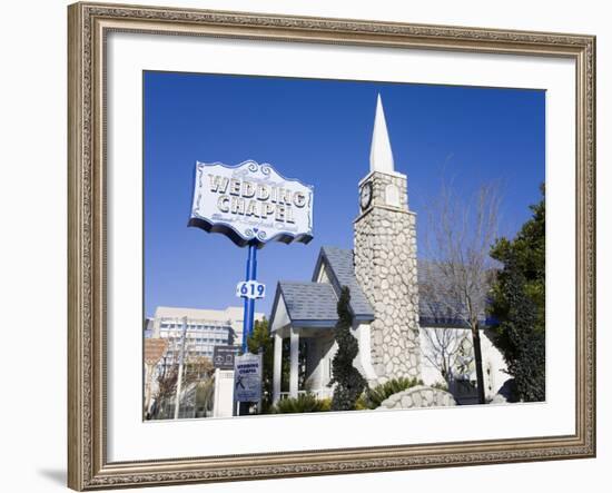 Graceland Wedding Chapel, Las Vegas, Nevada, United States of America, North America-Richard Cummins-Framed Photographic Print