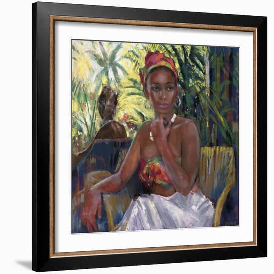 Gracious Gaze-Vishni Gopwani-Framed Giclee Print