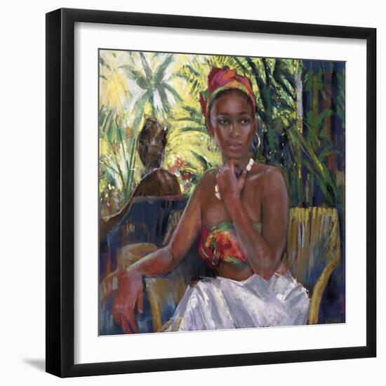 Gracious Gaze-Vishni Gopwani-Framed Giclee Print