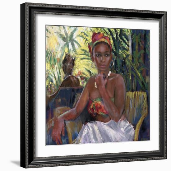 Gracious Gaze-Vishni Gopwani-Framed Giclee Print