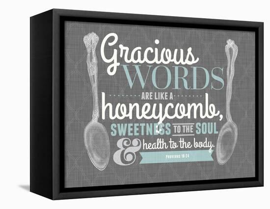Gracious Words-null-Framed Premier Image Canvas