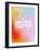 Gradient Affirmation II-Victoria Barnes-Framed Art Print