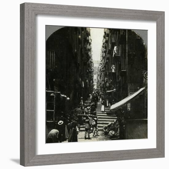 Gradoni Di Chiaia, Naples, Italy-null-Framed Photographic Print