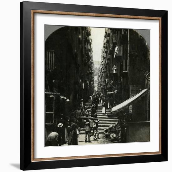 Gradoni Di Chiaia, Naples, Italy-null-Framed Photographic Print