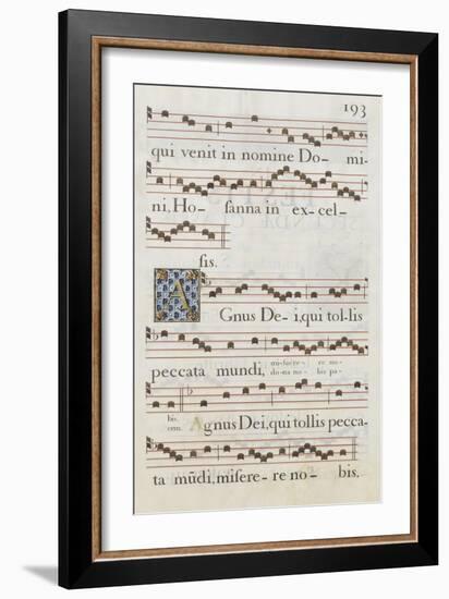 Graduale romanum, exécuté par P. Louis Blouin:-J.B. de Bray-Framed Giclee Print