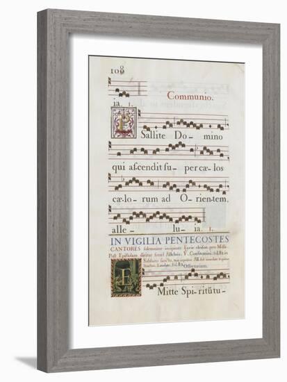 Graduale romanum, exécuté par P. Louis Blouin:-J.B. de Bray-Framed Giclee Print