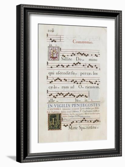 Graduale romanum, exécuté par P. Louis Blouin:-J.B. de Bray-Framed Giclee Print