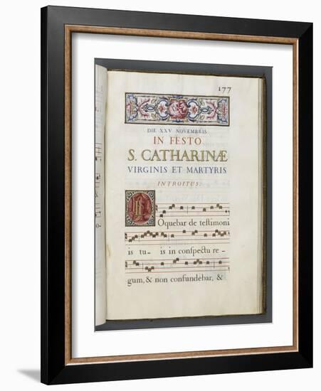 Graduale romanum, exécuté par P. Louis Blouin:-J.B. de Bray-Framed Giclee Print