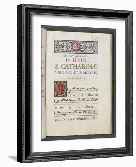 Graduale romanum, exécuté par P. Louis Blouin:-J.B. de Bray-Framed Giclee Print