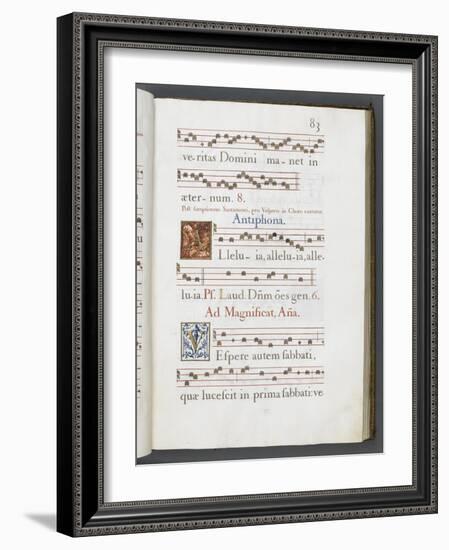 Graduale romanum, exécuté par P. Louis Blouin-J.B. de Bray-Framed Giclee Print