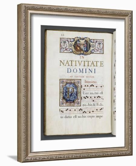 Graduale romanum, exécuté par P. Louis Blouin-J.B. de Bray-Framed Giclee Print