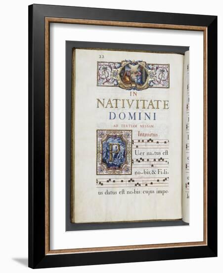 Graduale romanum, exécuté par P. Louis Blouin-J.B. de Bray-Framed Giclee Print