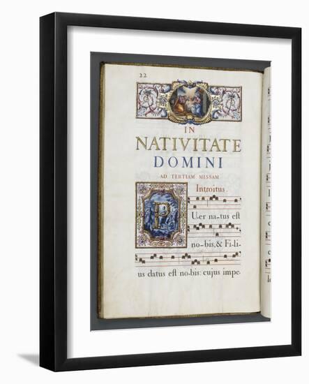 Graduale romanum, exécuté par P. Louis Blouin-J.B. de Bray-Framed Giclee Print