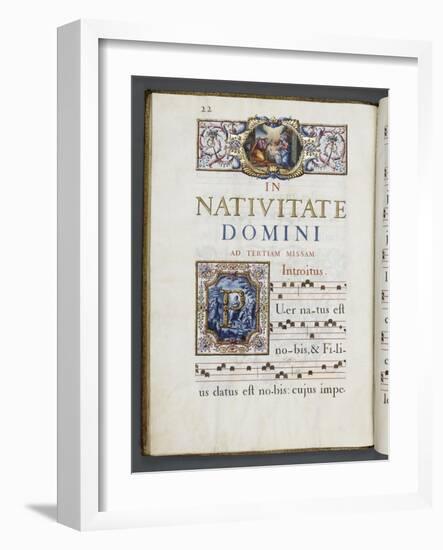 Graduale romanum, exécuté par P. Louis Blouin-J.B. de Bray-Framed Giclee Print