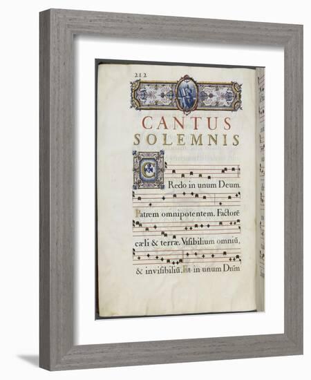 Graduale romanum, exécuté par P. Louis Blouin-J.B. de Bray-Framed Giclee Print