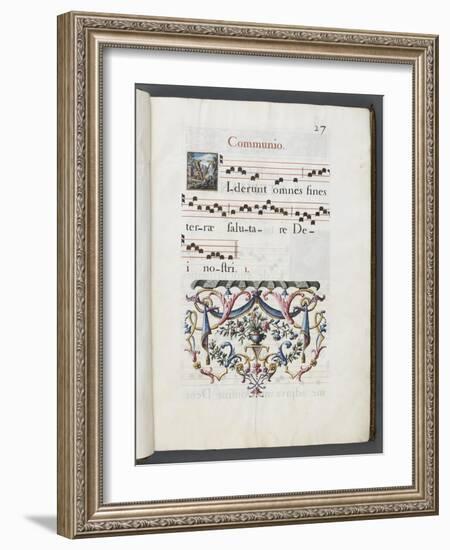 Graduale romanum, exécuté par P. Louis Blouin-J.B. de Bray-Framed Giclee Print