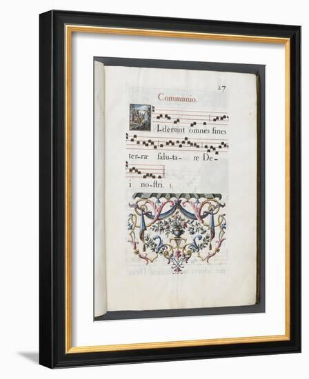 Graduale romanum, exécuté par P. Louis Blouin-J.B. de Bray-Framed Giclee Print