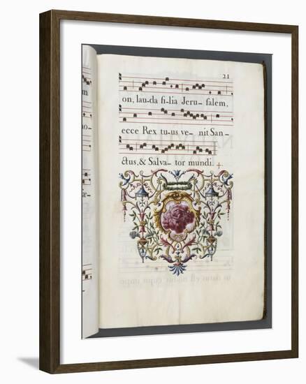 Graduale romanum, exécuté par P. Louis Blouin-J.B. de Bray-Framed Giclee Print