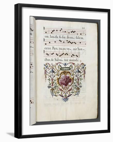 Graduale romanum, exécuté par P. Louis Blouin-J.B. de Bray-Framed Giclee Print