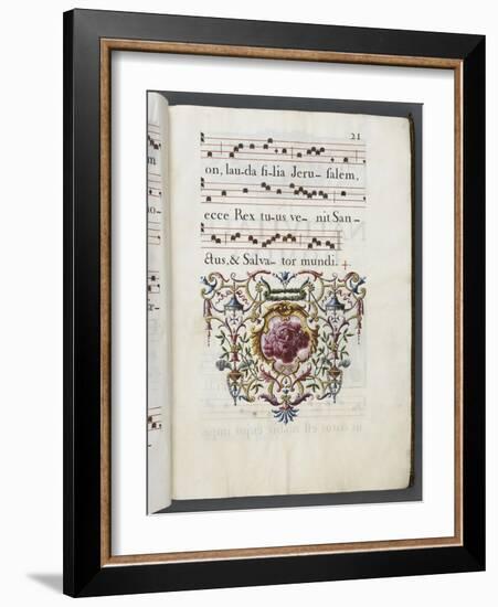 Graduale romanum, exécuté par P. Louis Blouin-J.B. de Bray-Framed Giclee Print