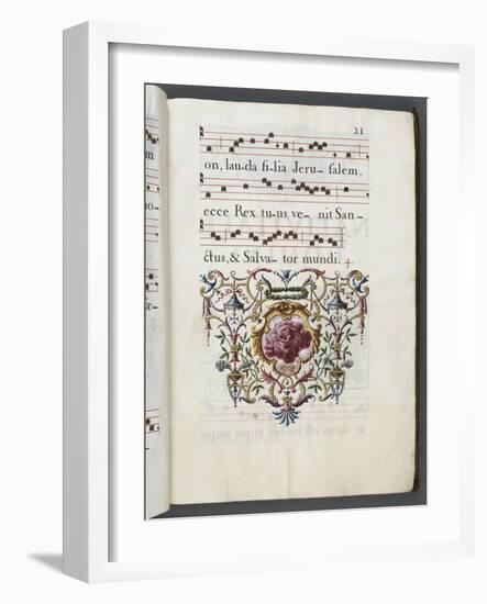 Graduale romanum, exécuté par P. Louis Blouin-J.B. de Bray-Framed Giclee Print