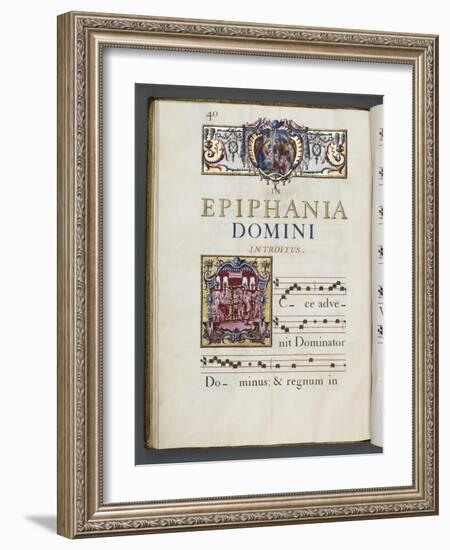 Graduale romanum, exécuté par P. Louis Blouin-J.B. de Bray-Framed Giclee Print