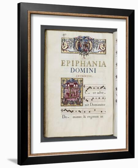 Graduale romanum, exécuté par P. Louis Blouin-J.B. de Bray-Framed Giclee Print