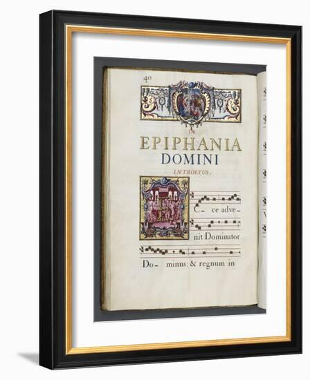 Graduale romanum, exécuté par P. Louis Blouin-J.B. de Bray-Framed Giclee Print