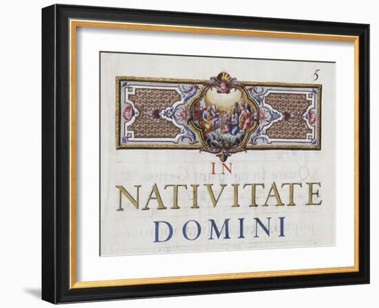 Graduale romanum, exécuté par P. Louis Blouin-J.B. de Bray-Framed Giclee Print