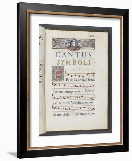 Graduale romanum, exécuté par P. Louis Blouin-J.B. de Bray-Framed Giclee Print